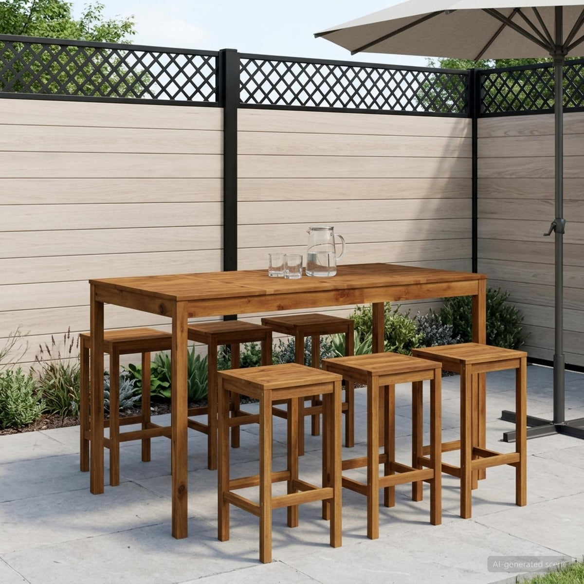Mesa De Bar Para Jardín