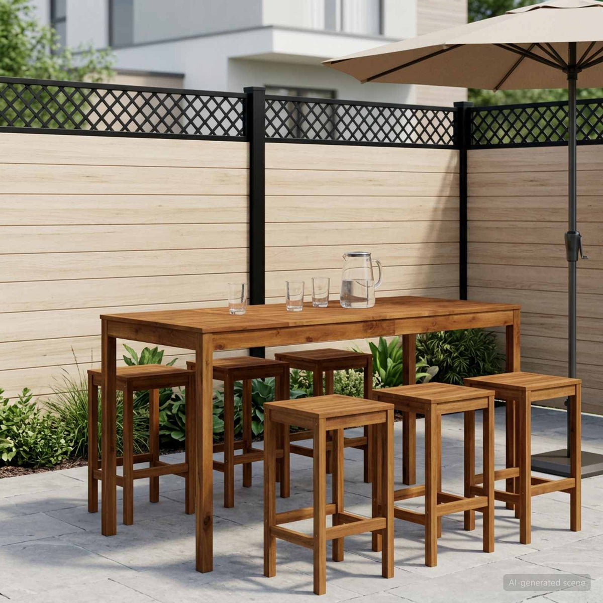 Mesa De Bar Para Jardín