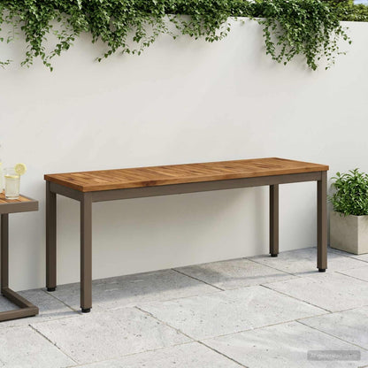 Banco De Jardín Madera De Acacia Sólida