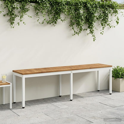 Banco De Jardín Madera De Acacia Sólida