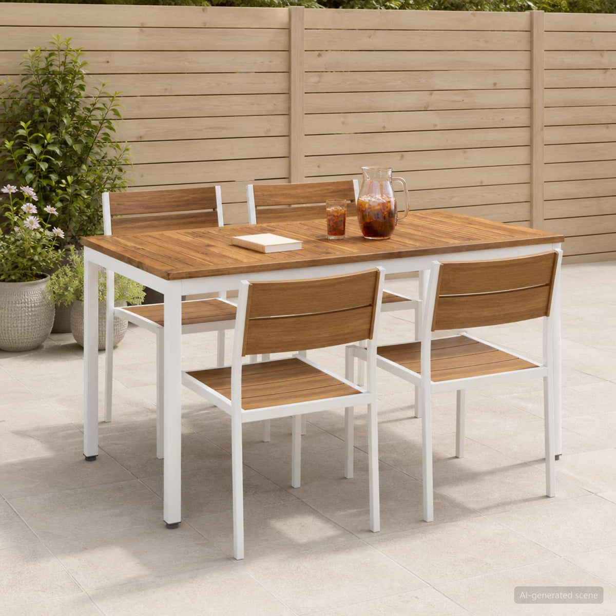 Mesa De Cena De Jardín