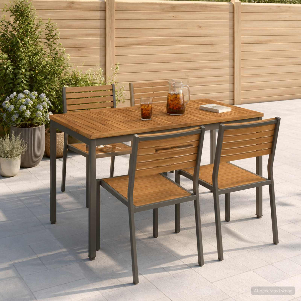 Mesa De Cena De Jardín