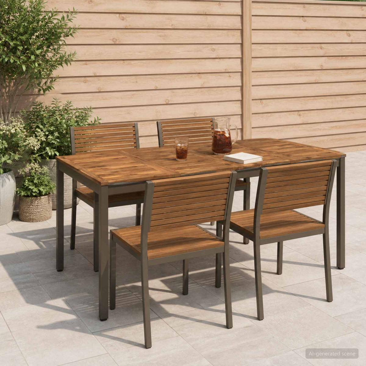 Mesa De Cena De Jardín