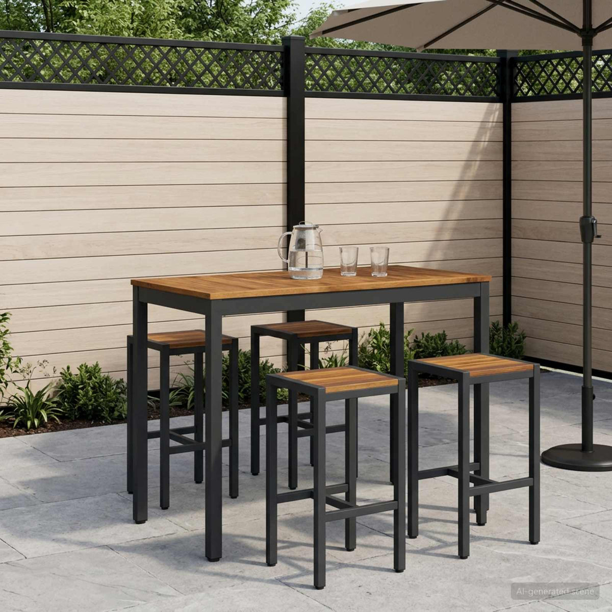 Mesa De Bar Para Jardín Naarden
