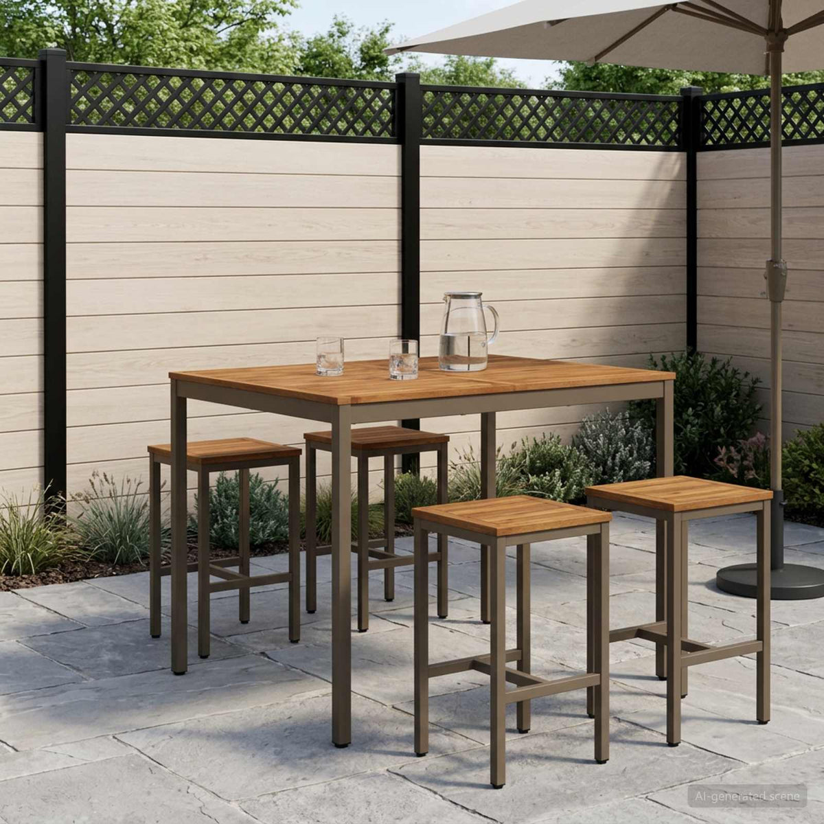 Mesa De Bar Para Jardín Naarden