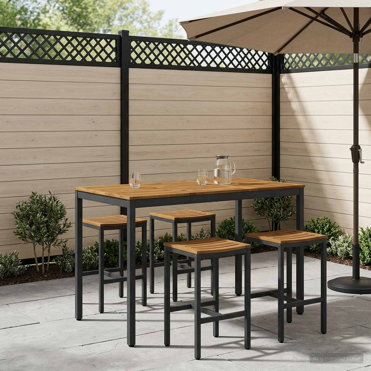 Mesa De Bar Para Jardín Naarden