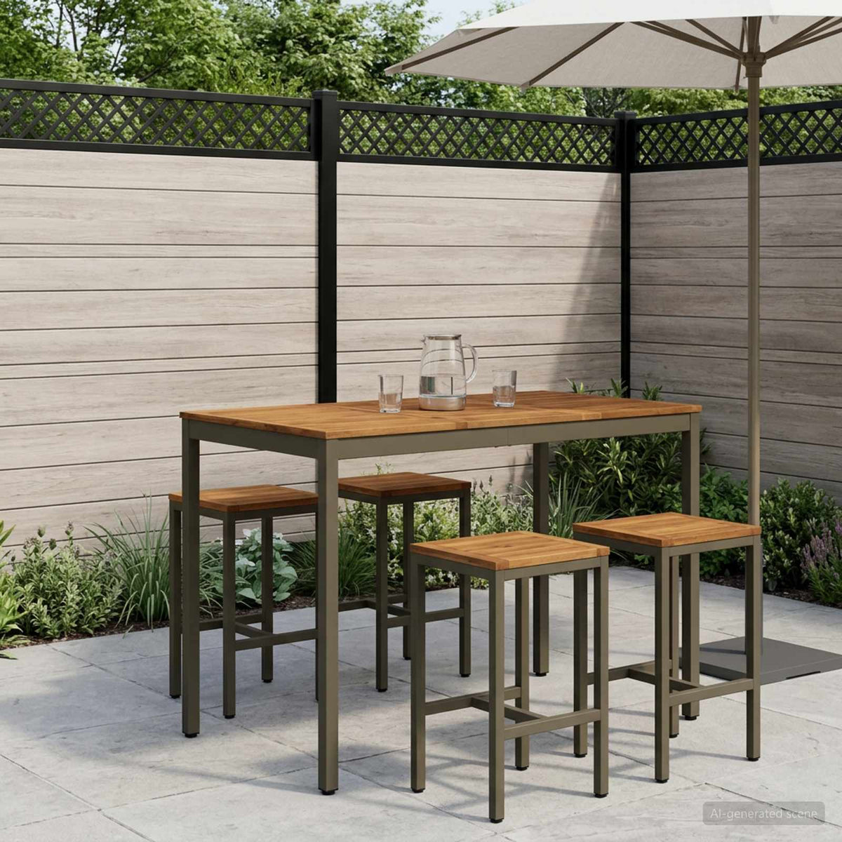 Mesa De Bar Para Jardín Naarden