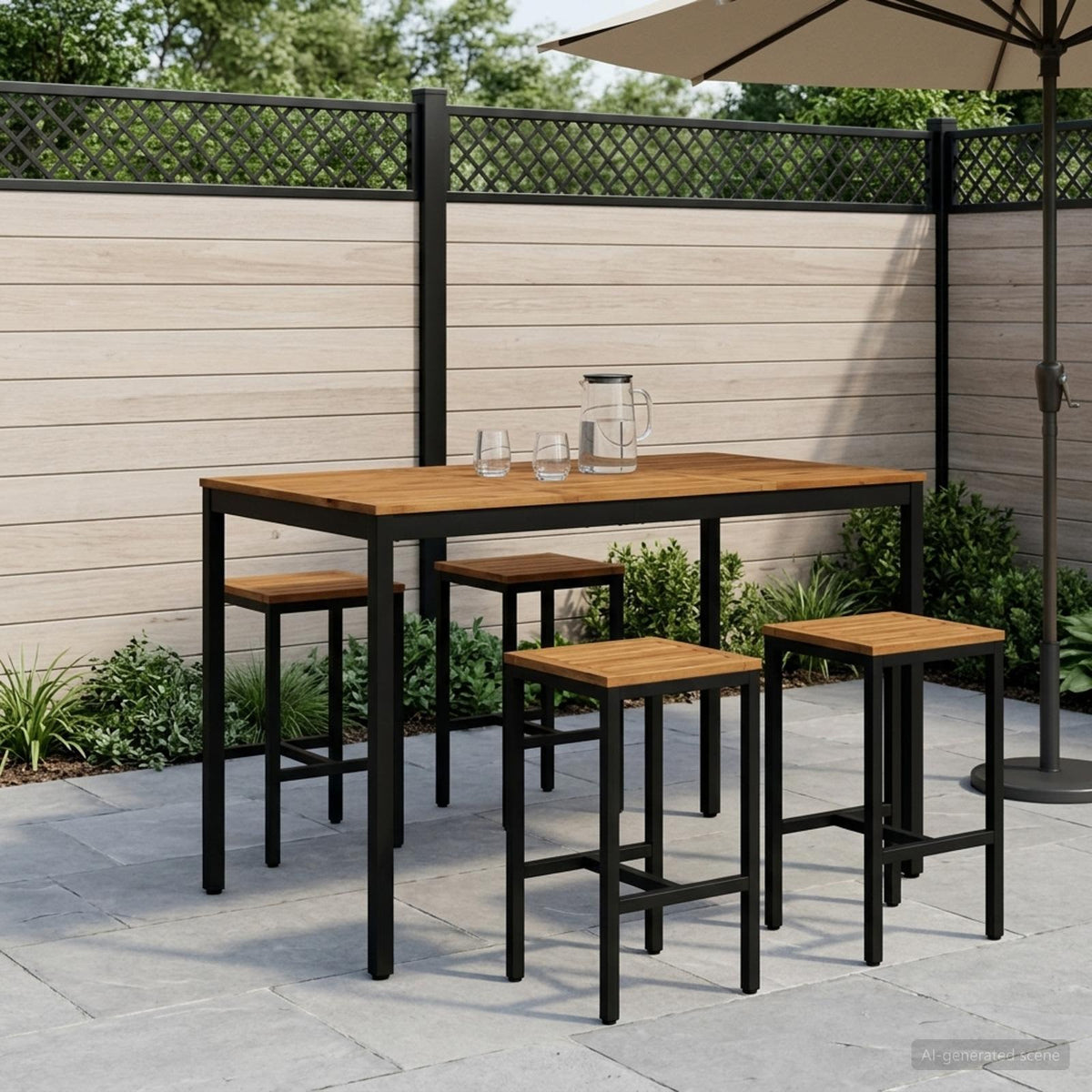 Mesa De Bar Para Jardín Naarden