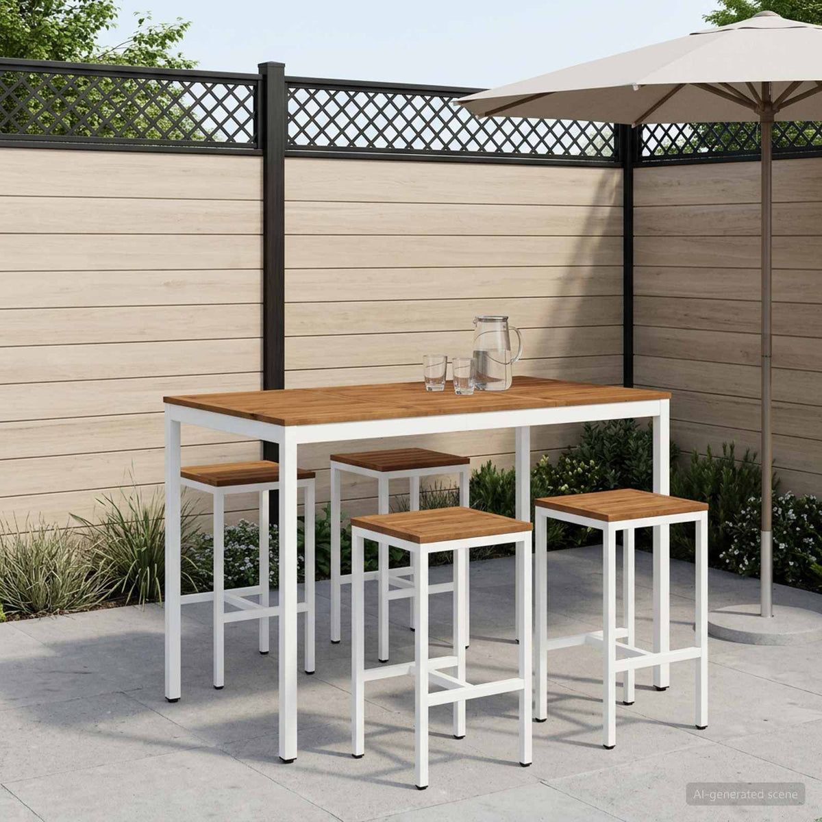 Mesa De Bar Para Jardín Naarden