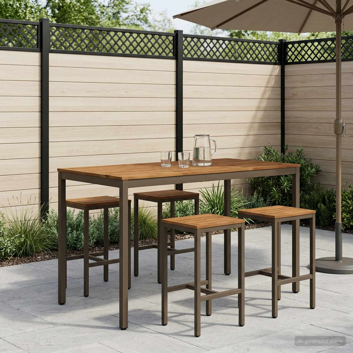 Mesa De Bar Para Jardín Naarden