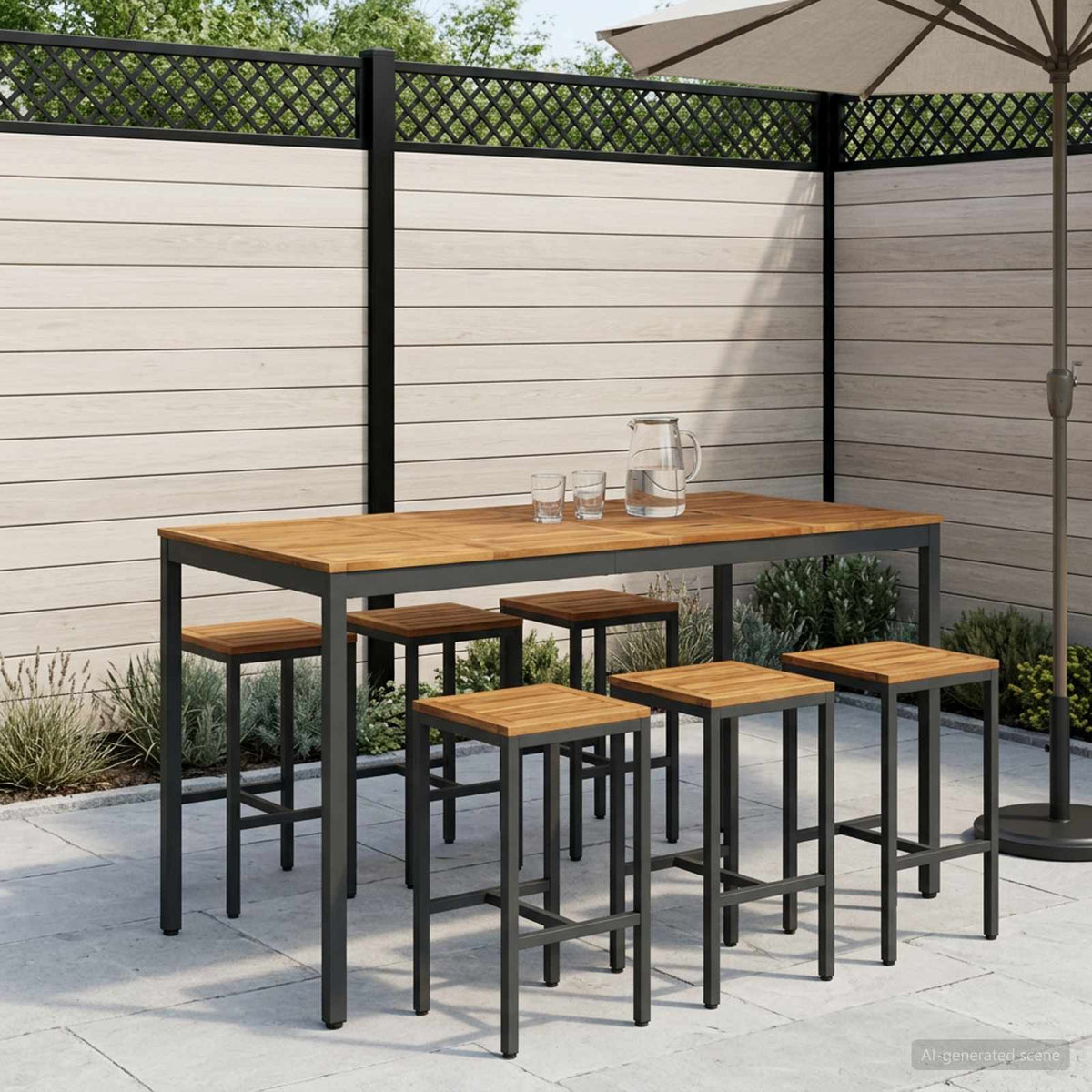 Mesa De Bar Para Jardín Naarden