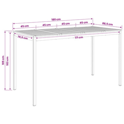 Mesa De Bar Para Jardín Naarden