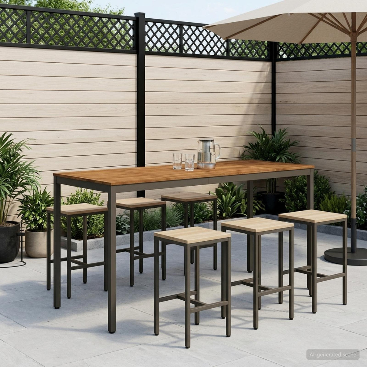 Mesa De Bar Para Jardín Naarden