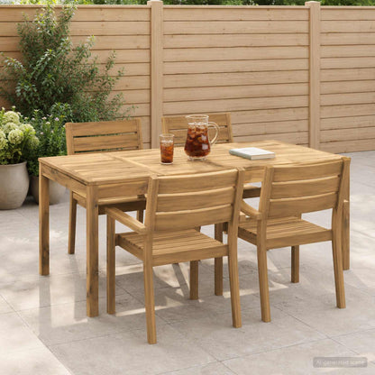 Mesa De Cena De Jardín