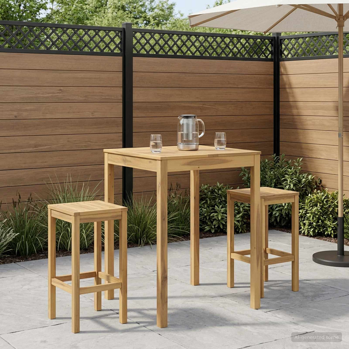 Mesa De Bar Para Jardín