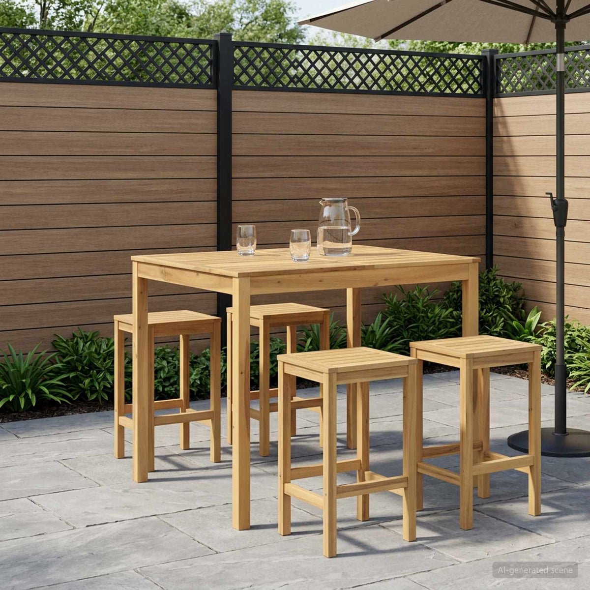 Mesa De Bar Para Jardín