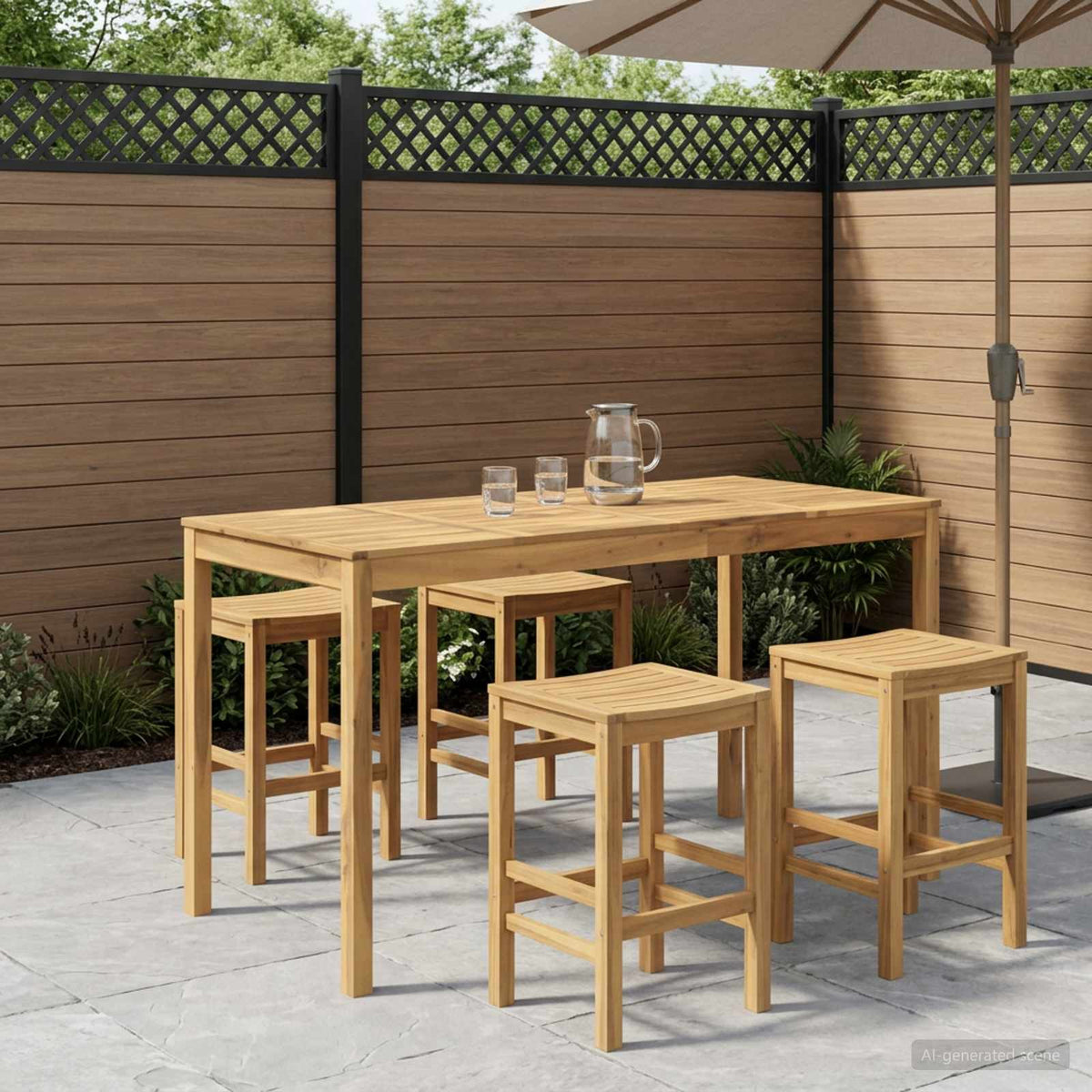 Mesa De Bar Para Jardín
