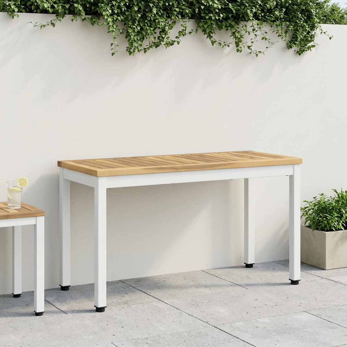 Banco De Jardín Madera De Acacia Sólida