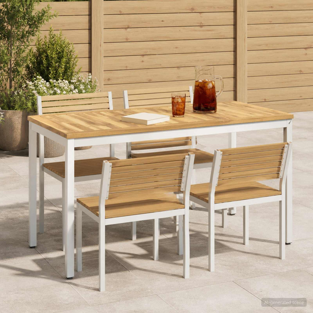 Mesa De Cena De Jardín