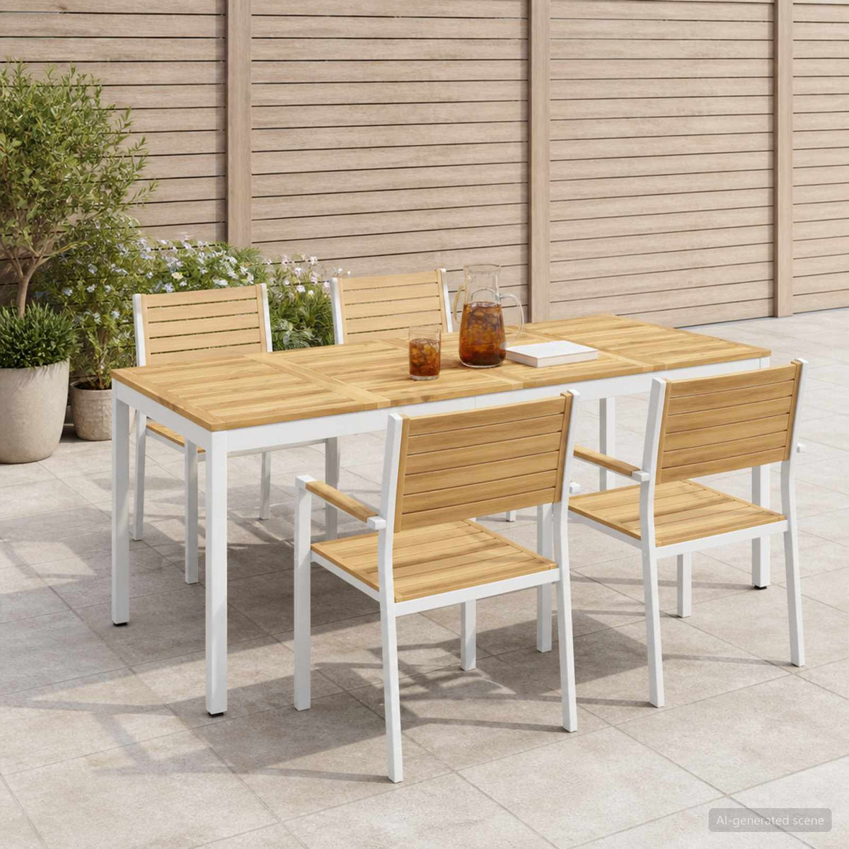 Mesa De Cena De Jardín