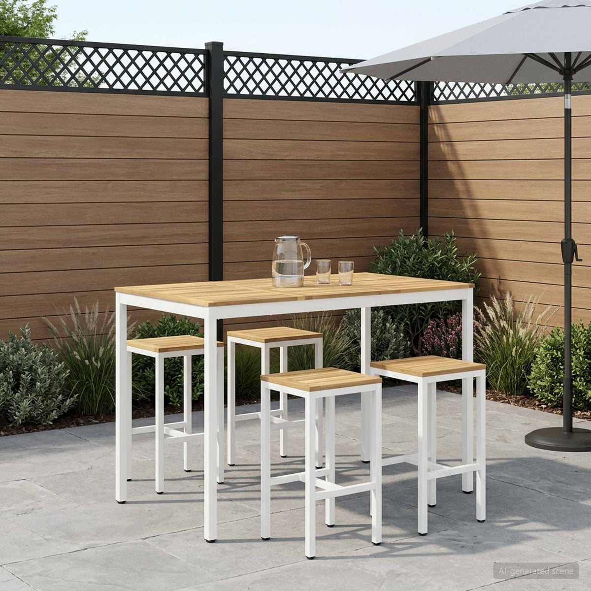 Mesa De Bar Para Jardín Naarden