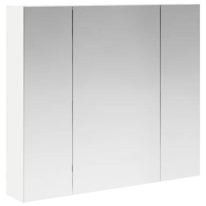 Armario Con Espejo De Baño Con Estante 80 X 14.5 X 70 Cm