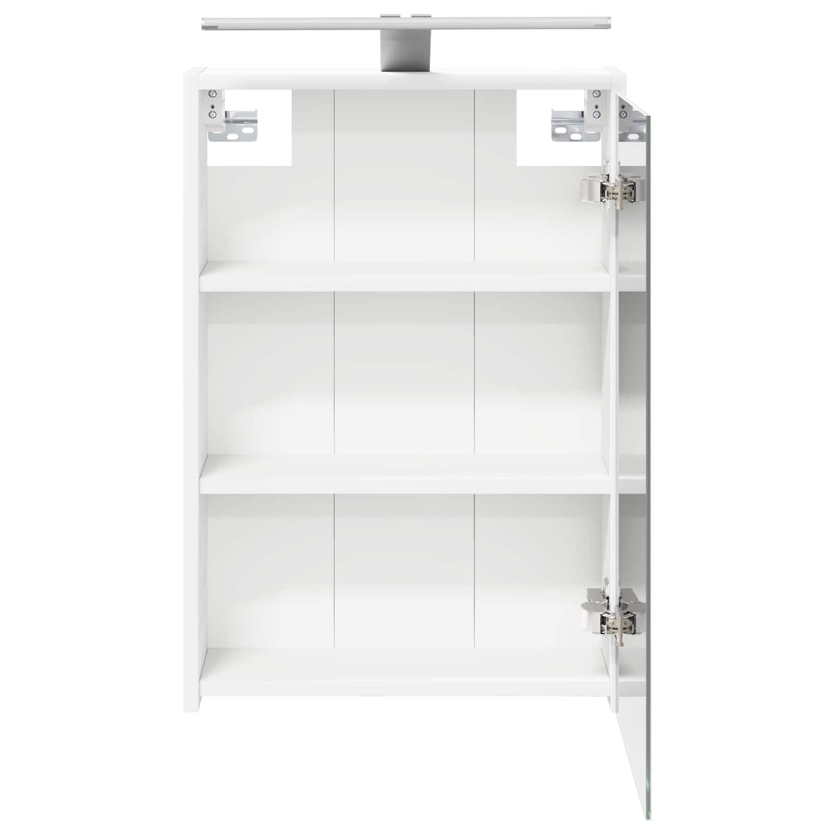 Armario Con Espejo De Baño Con Estante 43 X 16 X 62.5 Cm