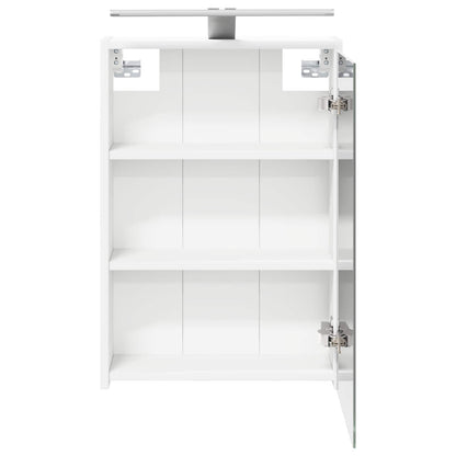 Armario Con Espejo De Baño Con Estante 43 X 16 X 62.5 Cm