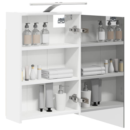 Armario Con Espejo De Baño Con Estante 43 X 16 X 62.5 Cm