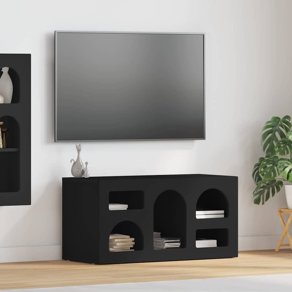 Mueble De Tv Roble Artesanal 80 X 35 X 40 Cm
