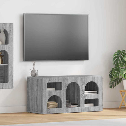 Mueble De Tv Roble Artesanal 80 X 35 X 40 Cm