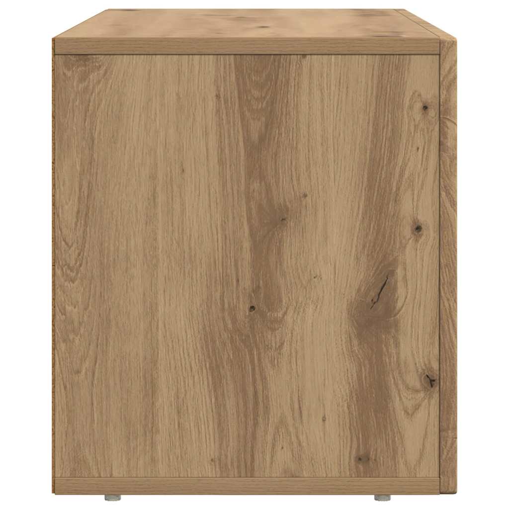 Mueble De Tv Roble Artesanal 80 X 35 X 40 Cm