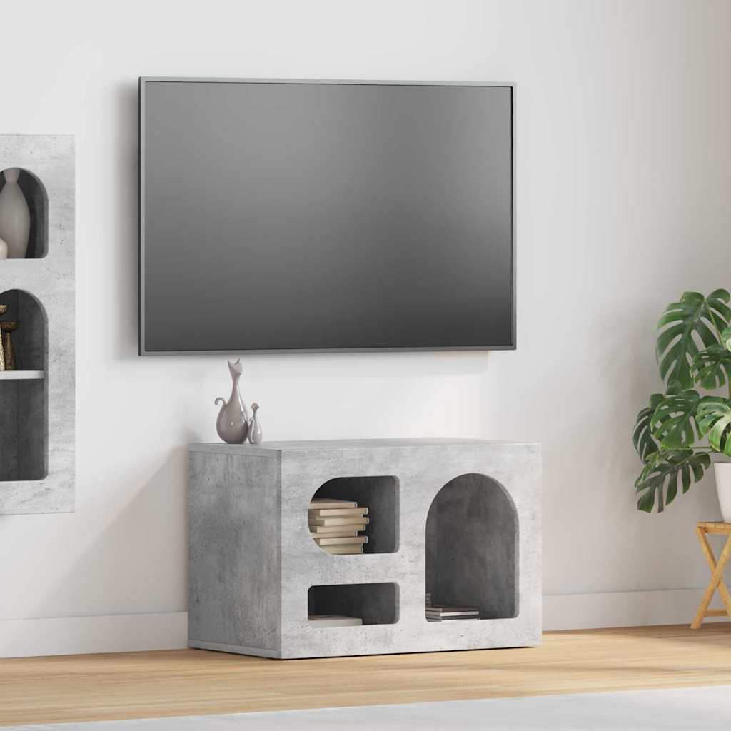 Mueble De Tv Roble Artesanal 60 X 35 X 40 Cm