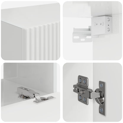 Conjunto De Mueble Para Tv De Pared 4 Pcs