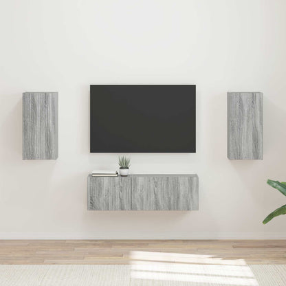 Conjunto De Mueble Para Tv De Pared 4 Pcs