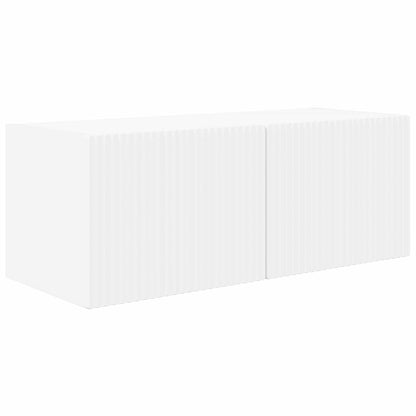 Conjunto De Mueble Para Tv De Pared 4 Pcs Madera De Ingeniería
