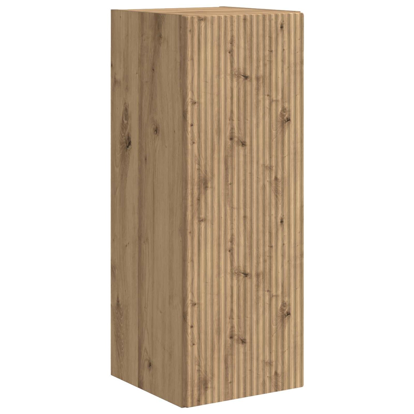 Conjunto De Mueble Para Tv De Pared 6 Pcs Roble Artesanal