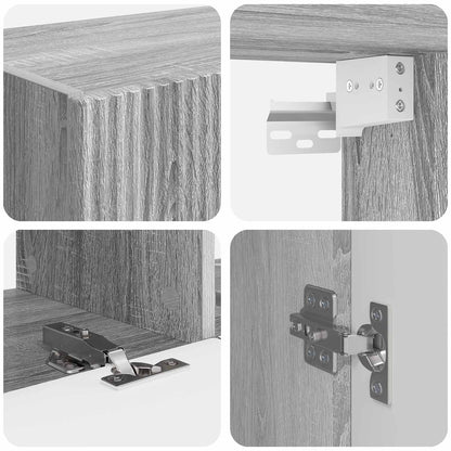 Conjunto De Mueble Para Tv De Pared 6 Pcs