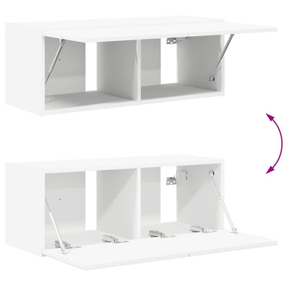 Conjunto De Mueble De Tv 2 Pcs Madera De Ingeniería