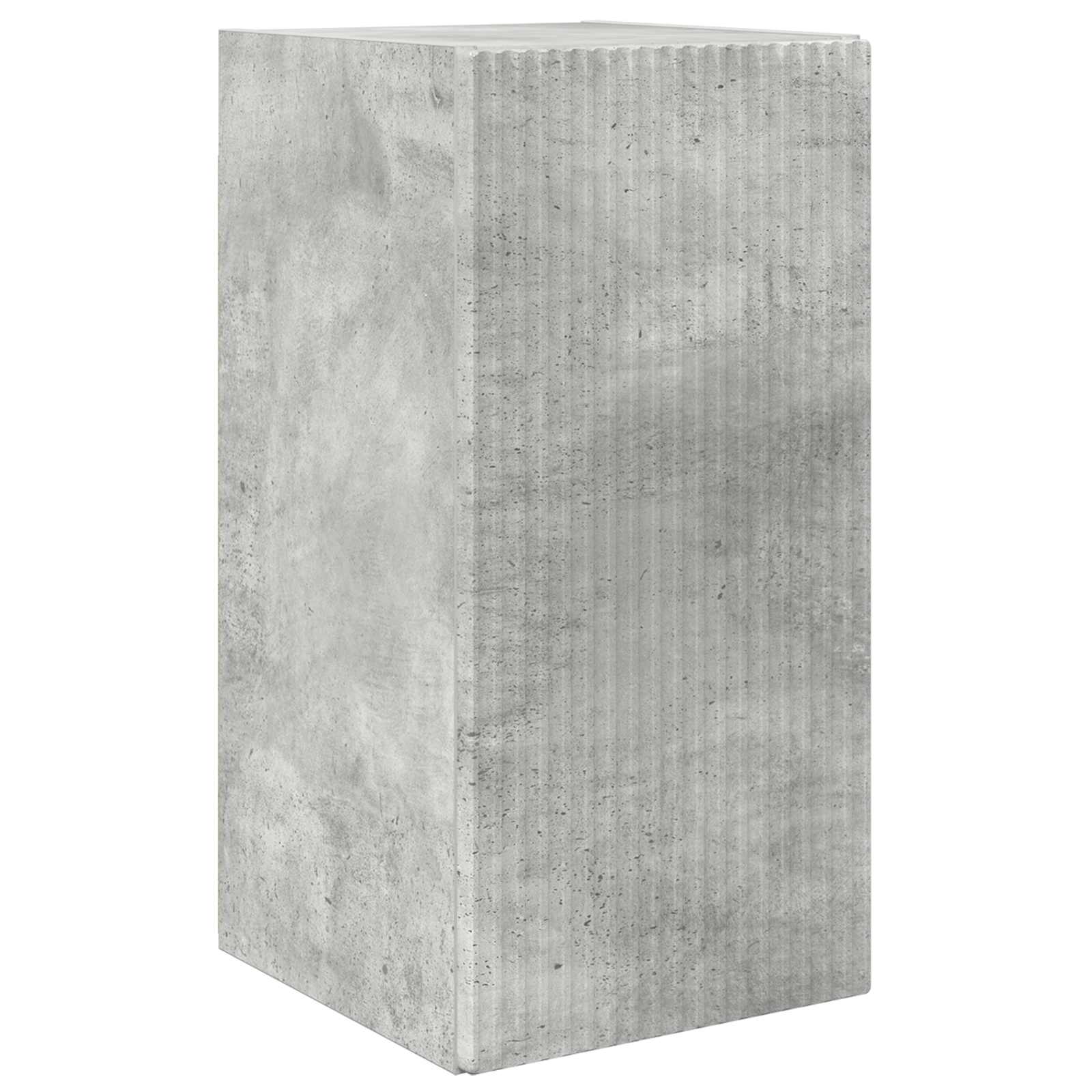 Conjunto De Mueble De Tv 2 Pcs Gris Concreto