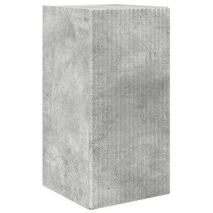 Conjunto De Mueble De Tv 2 Pcs Gris Concreto