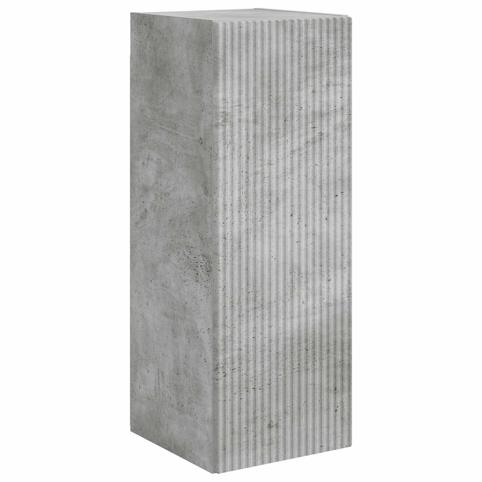 Conjunto De Mueble De Tv 2 Pcs Gris Concreto