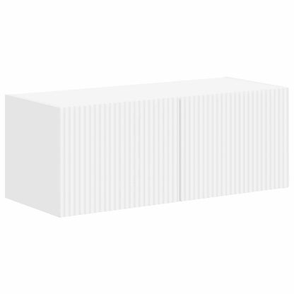 Conjunto De Mueble De Tv 4 Pcs Madera De Ingeniería