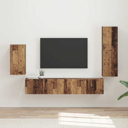 Conjunto De Mueble De Tv 4 Pcs