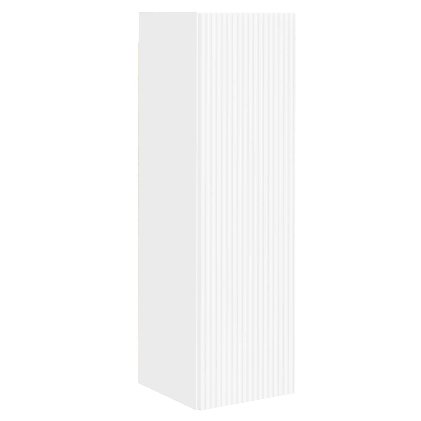 Conjunto De Mueble De Tv 4 Pcs Madera De Ingeniería
