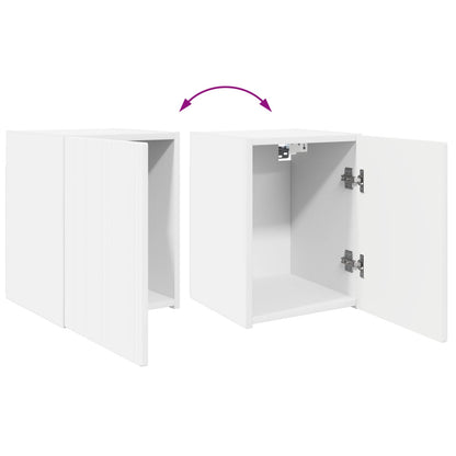 Conjunto De Mueble De Tv 4 Pcs Madera De Ingeniería