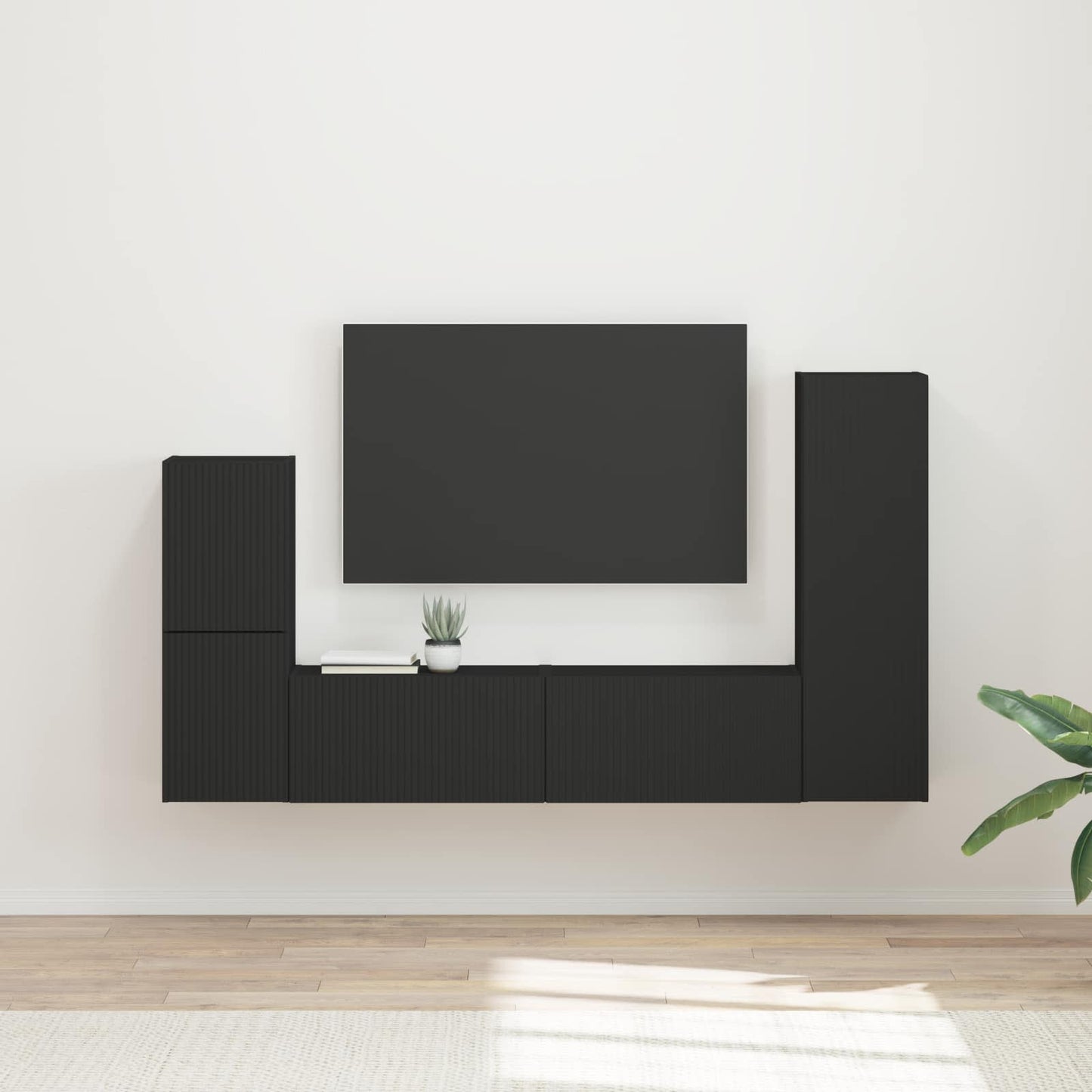 Conjunto De Mueble De Tv 4 Pcs
