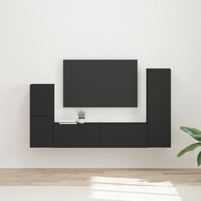 Conjunto De Mueble De Tv 4 Pcs