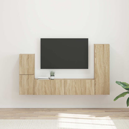 Conjunto De Mueble De Tv 4 Pcs