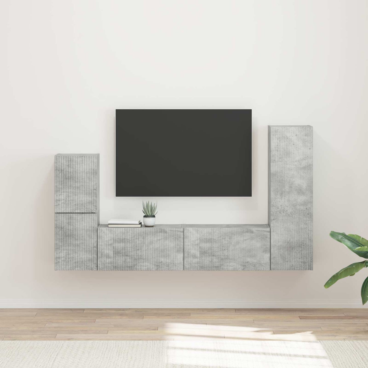 Conjunto De Mueble De Tv 4 Pcs